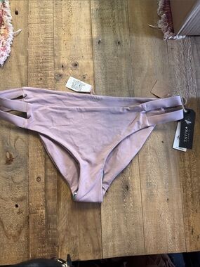 NWT Tavik Chloe Deauville Mauve Double-Strap Bikini Bottom